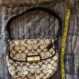 Coach Brown Designer Shoulder Bag